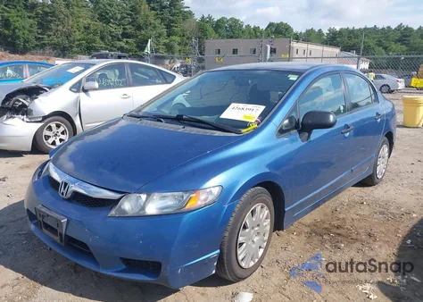 2010 Honda Civic Vp из США, поврежденный, VIN 2HGFA1F36AH314698